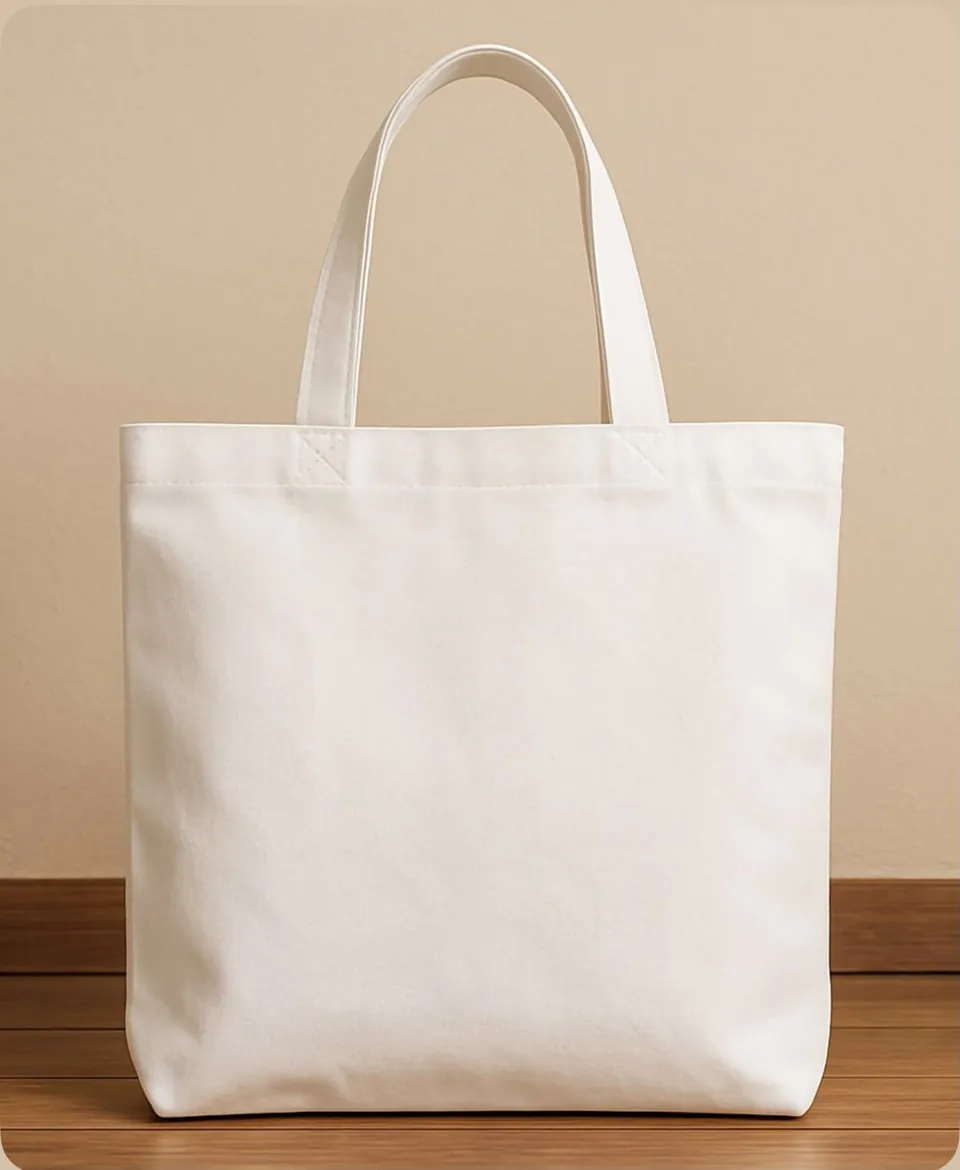 A plain cotton tote